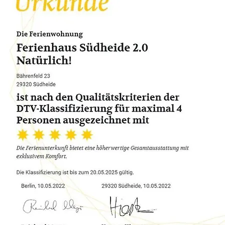 Vakantiehuis Ferienhaus Suedheide 2.0 Natuerlich! *